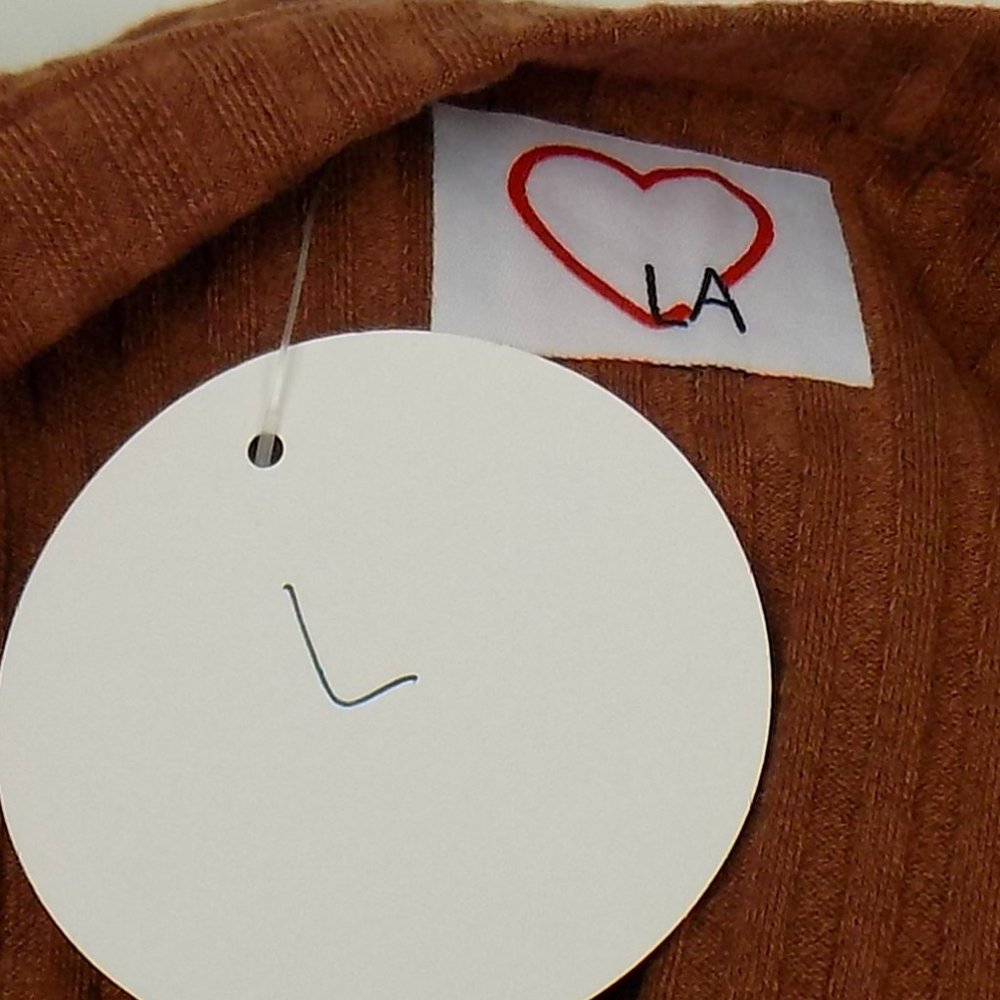 LoveLA Lexi Cross Strap Mini Dress Size L NWT - Picture 6 of 12